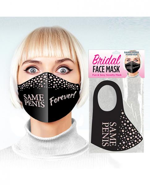 Same Penis Forever Face Mask Black
