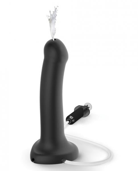 Strap On Me Silicone Cum Dildo Black