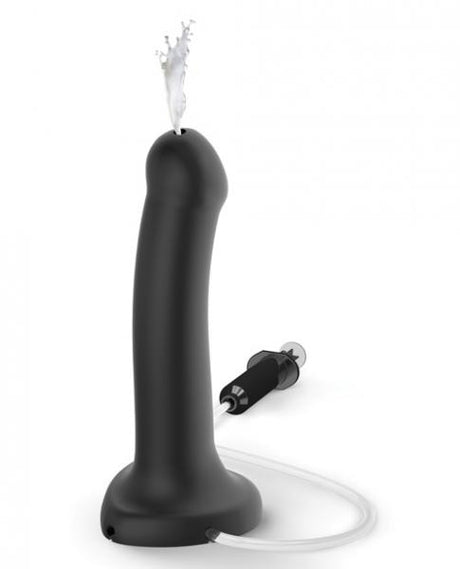 Strap On Me Silicone Cum Dildo Black
