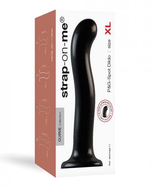 Strap On Me Silicone P&G Spot Dildo Xlarge Black