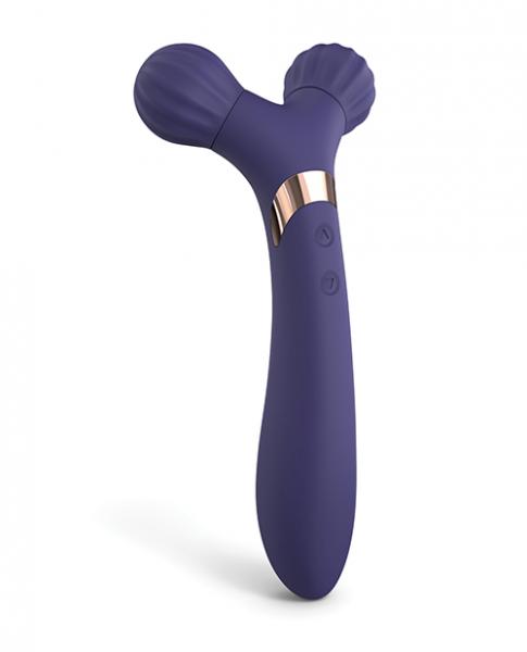 Love To Love Fireball Forked Vibrator Midnight Indigo