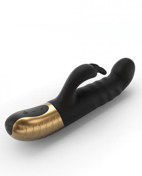 Dorcel G Stormer Thrusting G Spot Rabbit Vibrator Black Gold