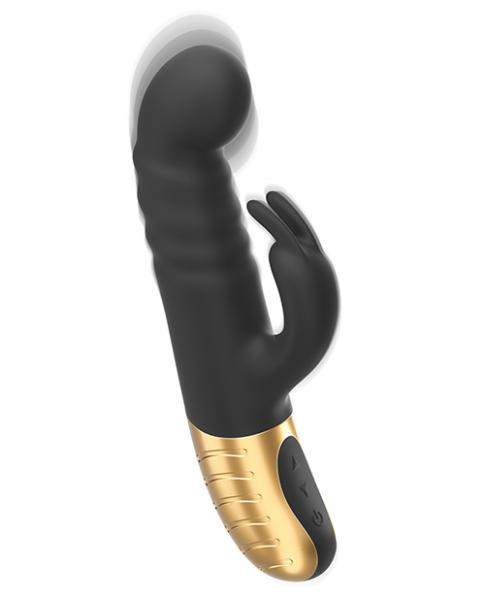 Dorcel G Stormer Thrusting G Spot Rabbit Vibrator Black Gold