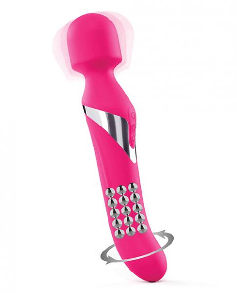 Dorcel Dual Orgasm Wand Magenta Pink Vibrator