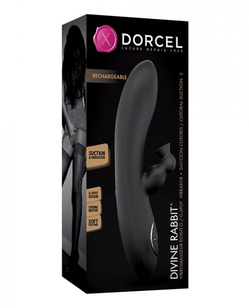 Sucking Divine Rabbit Vibrator Black
