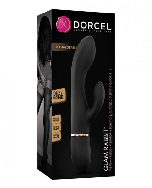 Dorcel Glam Rabbit Vibrator Black/Gold