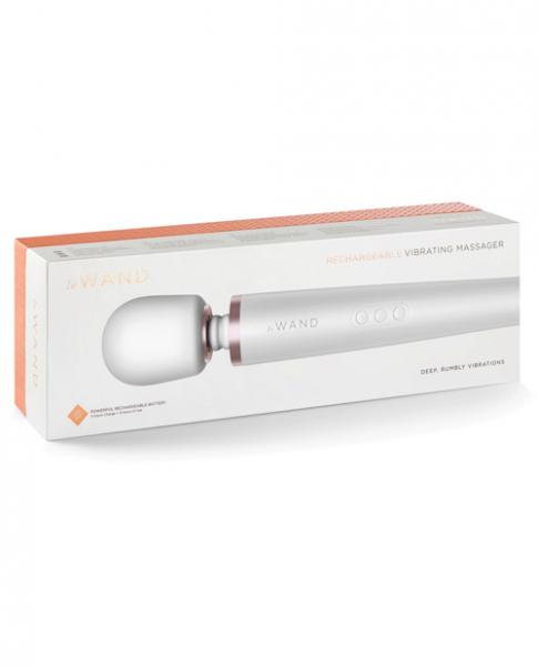 Le Wand Rechargeable Massager Pearl White