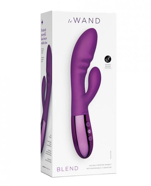 Le Wand Blend Double Motor Rabbit Rechargeable Vibrator Cherry