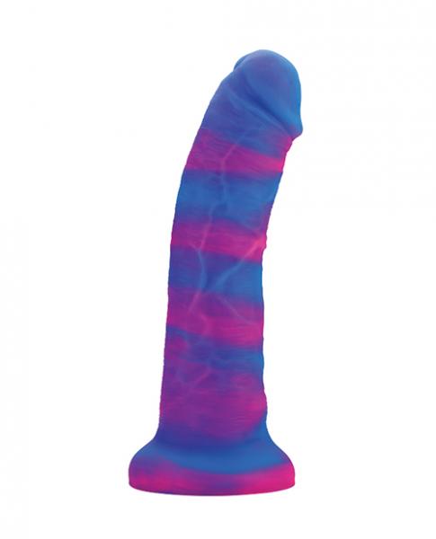 Nobu Rainbow 8" Dildo W/Suction Cup Cosmic
