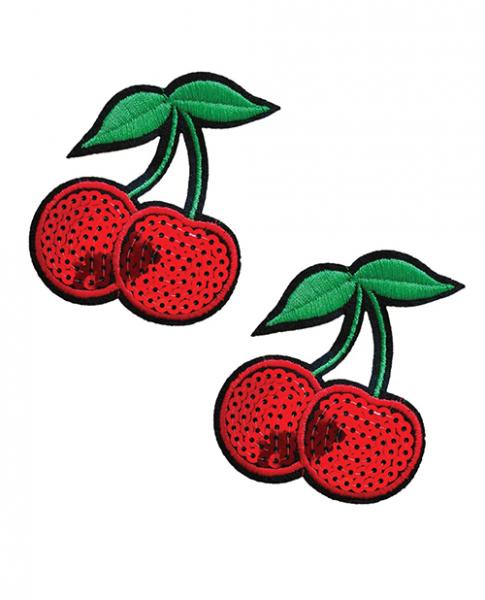 Neva Nude Sequin Cherry Pasties (2 Wears) Red O/S