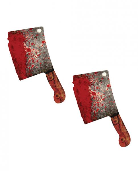 Neva Nude Butcher Knife Pasties Red O/S
