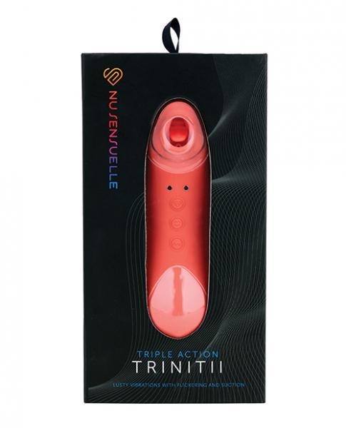 Nu Sensuelle Trinitii Tongue Vibe Coral