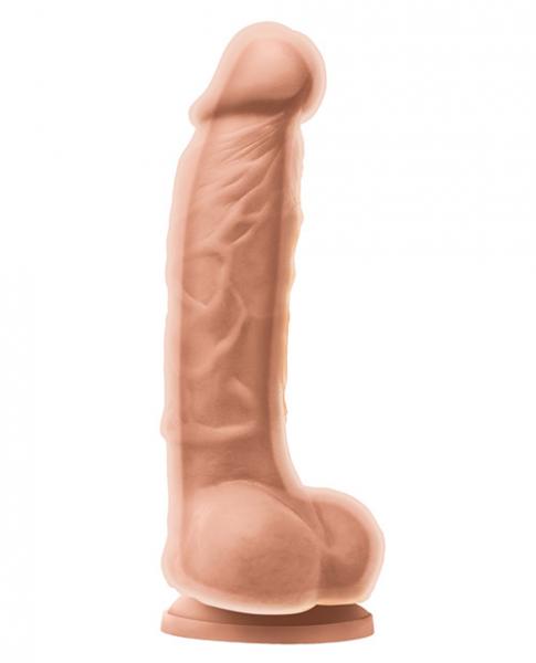 Colours Dual Density 5 Inches Dildo Beige