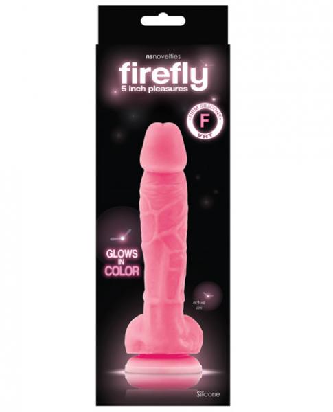 Firefly 5 Inches Glowing Dildo Pink