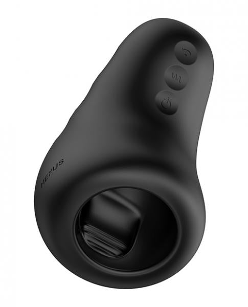 Nexus Eclipse Vibrating & Stroking Masturbator Black