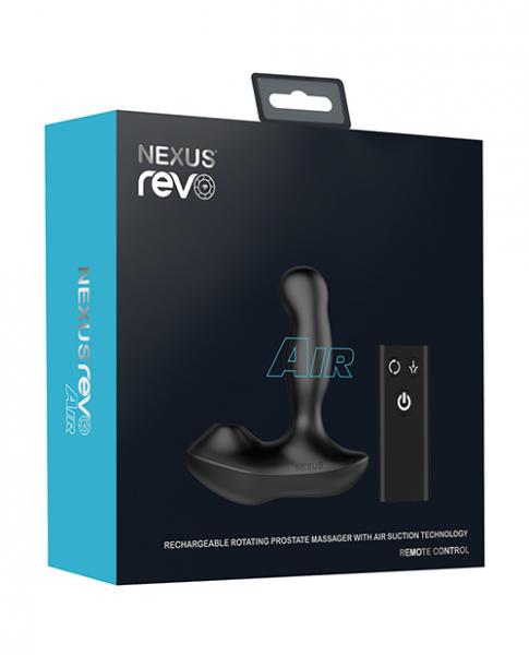Nexus Revo Air Rotating Prostate Massager W/Suction Black