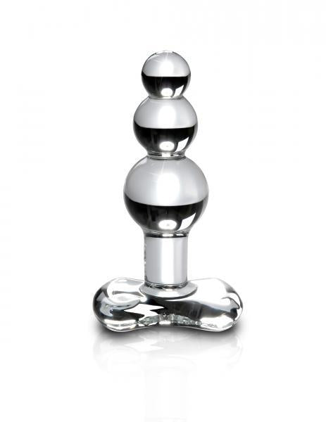 Icicles No 47 Glass Massagers Butt Plug Clear