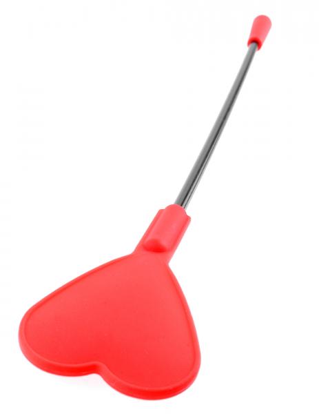 Silicone Heart Red Crop 28 Inches