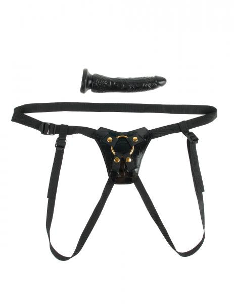 Fetish Fantasy Gold Designer Strap On With Dildo Black