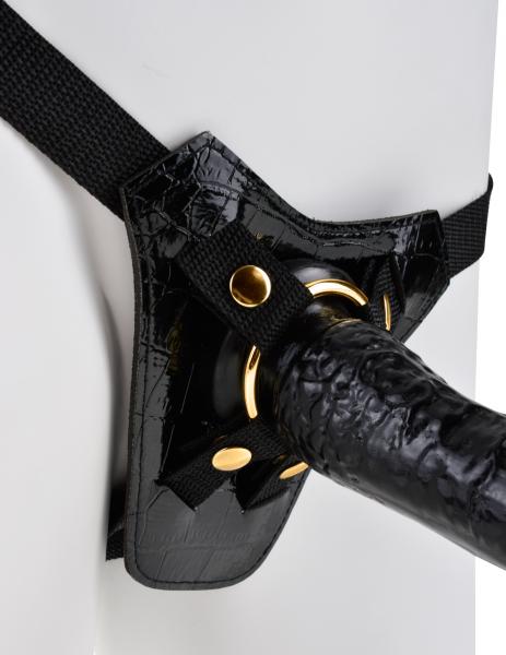 Fetish Fantasy Gold Designer Strap On With Dildo Black