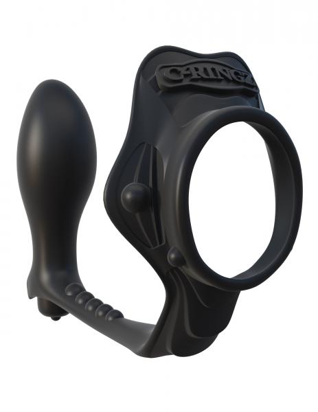 Rock Hard Ass Gasm Vibrating Ring Black