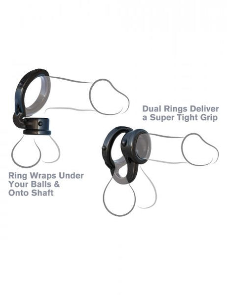 Fantasy C Ringz Ironman Duo Ring Black