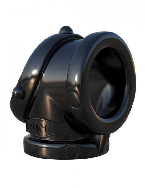 Rock Hard Cock Pipe Cock And Ball Gear Black