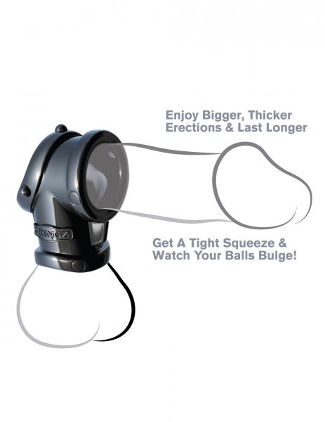 Fantasy C Ringz Cock Pipe Ball Stretcher Black