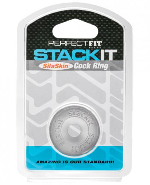 Perfect Fit Stackit Cock Ring Clear