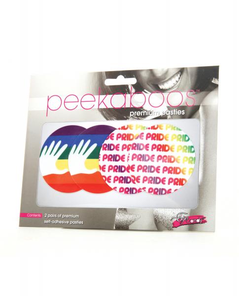 Peekaboo Pride Circles Rainbow