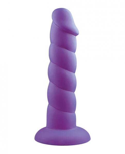 Rock Candy Suga Daddy 8" Silicone Dildo Purple