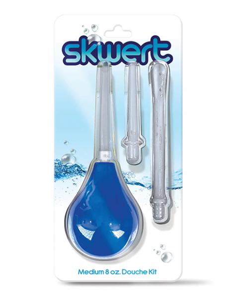 Skwert Enema Bulb W/3 Wands 8 Oz