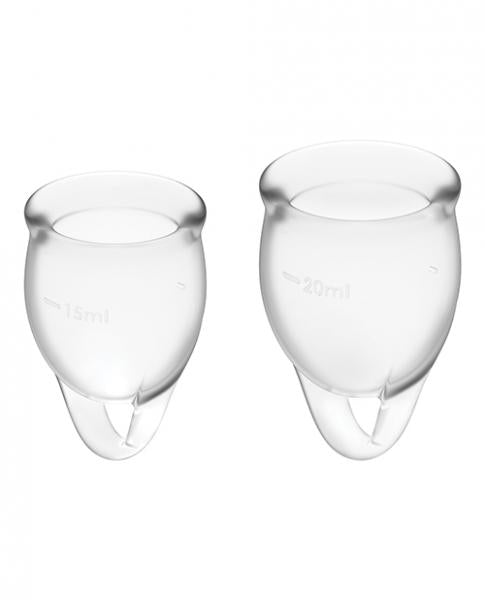 Satisfyer Feel Confident Menstrual Cup Transparent