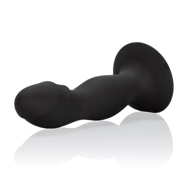 Silicone Anal Stud Black Plug