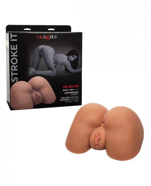 Stroke It Life Size Ass Brown