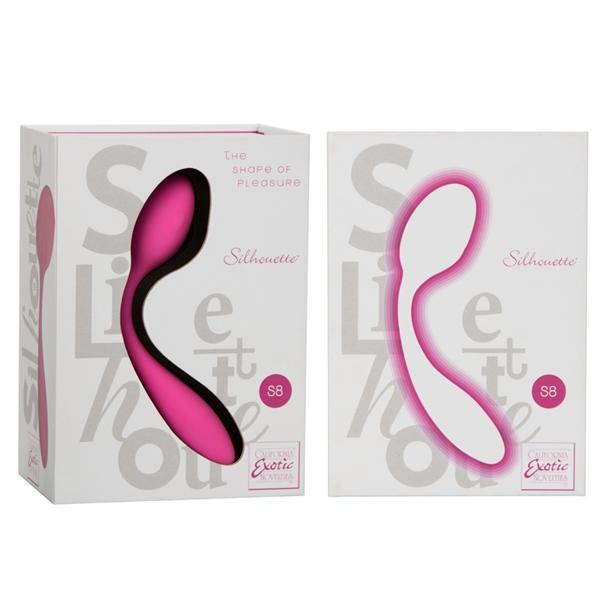 Silhouette S8 Curved Massager Pink
