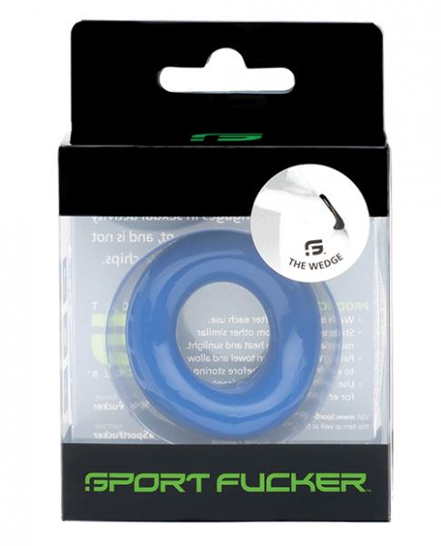 Sport F*Cker The Wedge Blue Cock Ring