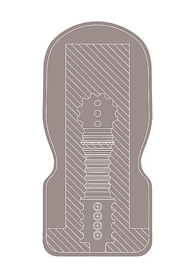 Easy Rider Tongue Mouth Male Masturbator Beige