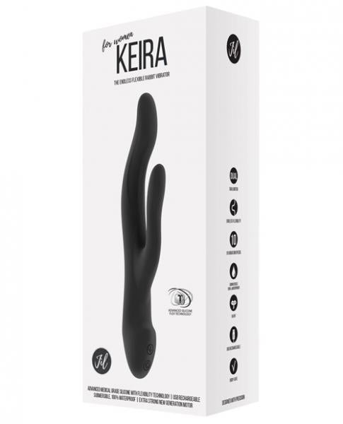 Jil Keira Rabbit Vibrator Black
