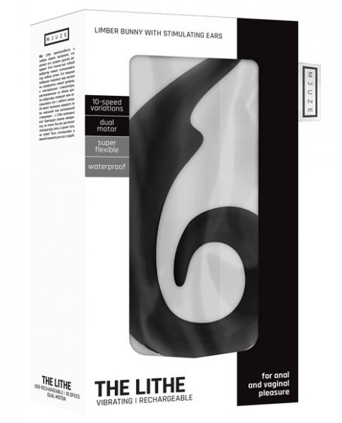 Mjuze The Lithe Black Bunny Vibrator