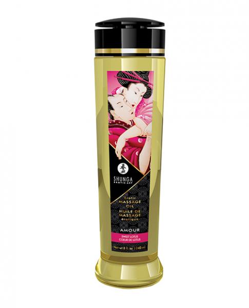 Shunga Massage Oil 8 Oz Sweet Lotus