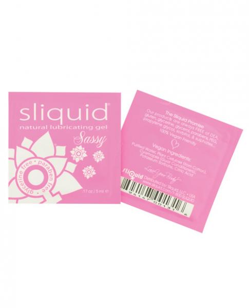 Sliquid Naturals Sassy Lubricating Gel Pillows .17oz