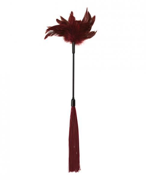 Sex & Mischief Enchanted Feather Tickler Black