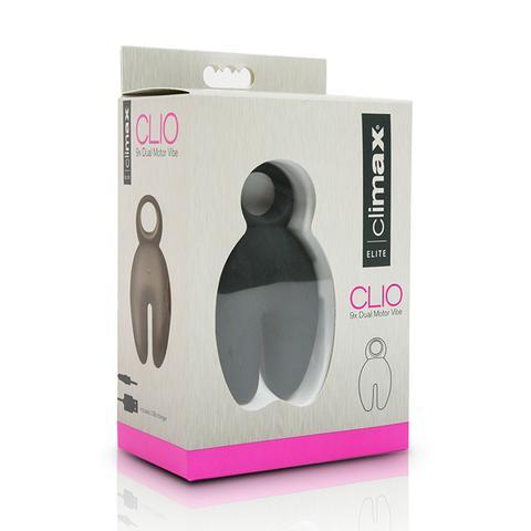 Climax Elite Clio 9 X Vibrator Dual Motor Black