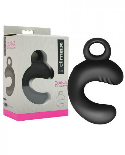 Climax Elite Diana 9 X C Shaped Vibe Black