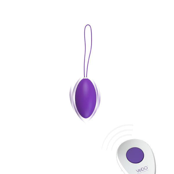 Vedo Peach Rechargeable Egg Vibe Into You Indigo