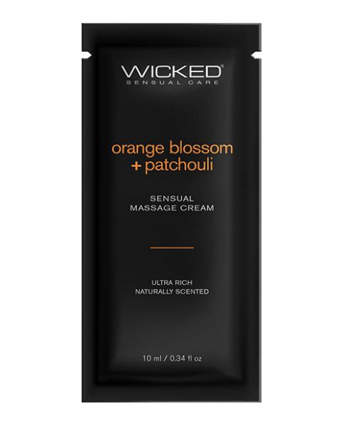 Wicked Sensual Care Orange Blossom & Patchouli Massage Cream .34 Oz