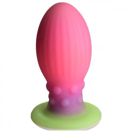 Creature Cocks Glow In The Dark Silicone Egg Xl Multi Color