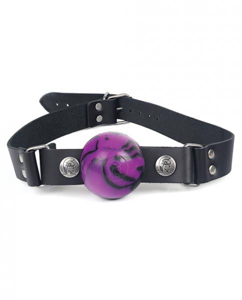 Spartacus Silicone Removable Ball Gag 2 Inches Swirl