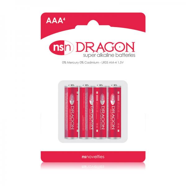 Dragon Alkaline Batteries Size Aaa 4 Pack